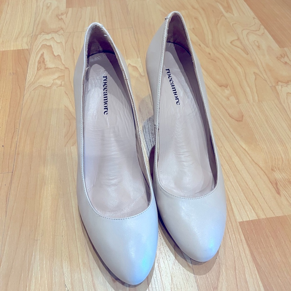 Roccamore - high heels in nude - made in Italy